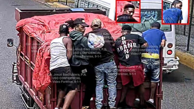 Detenidos Siete Implicados en Asalto a Camión del Plan Social en Santo Domingo