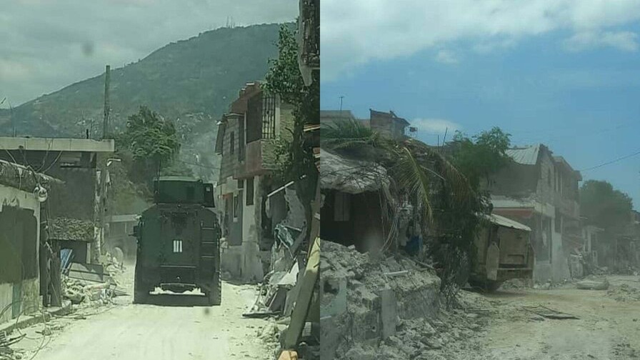 Operativo policial ingresa a la fortaleza de “Izo” en Haití