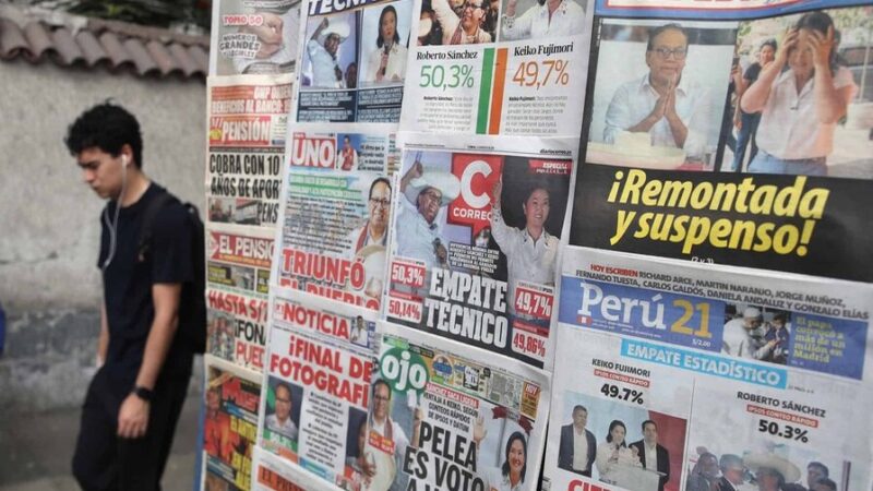 Expectativa en Perú: Resultados del Balotaje Presidencial Podrían Demorar Dos Semanas
