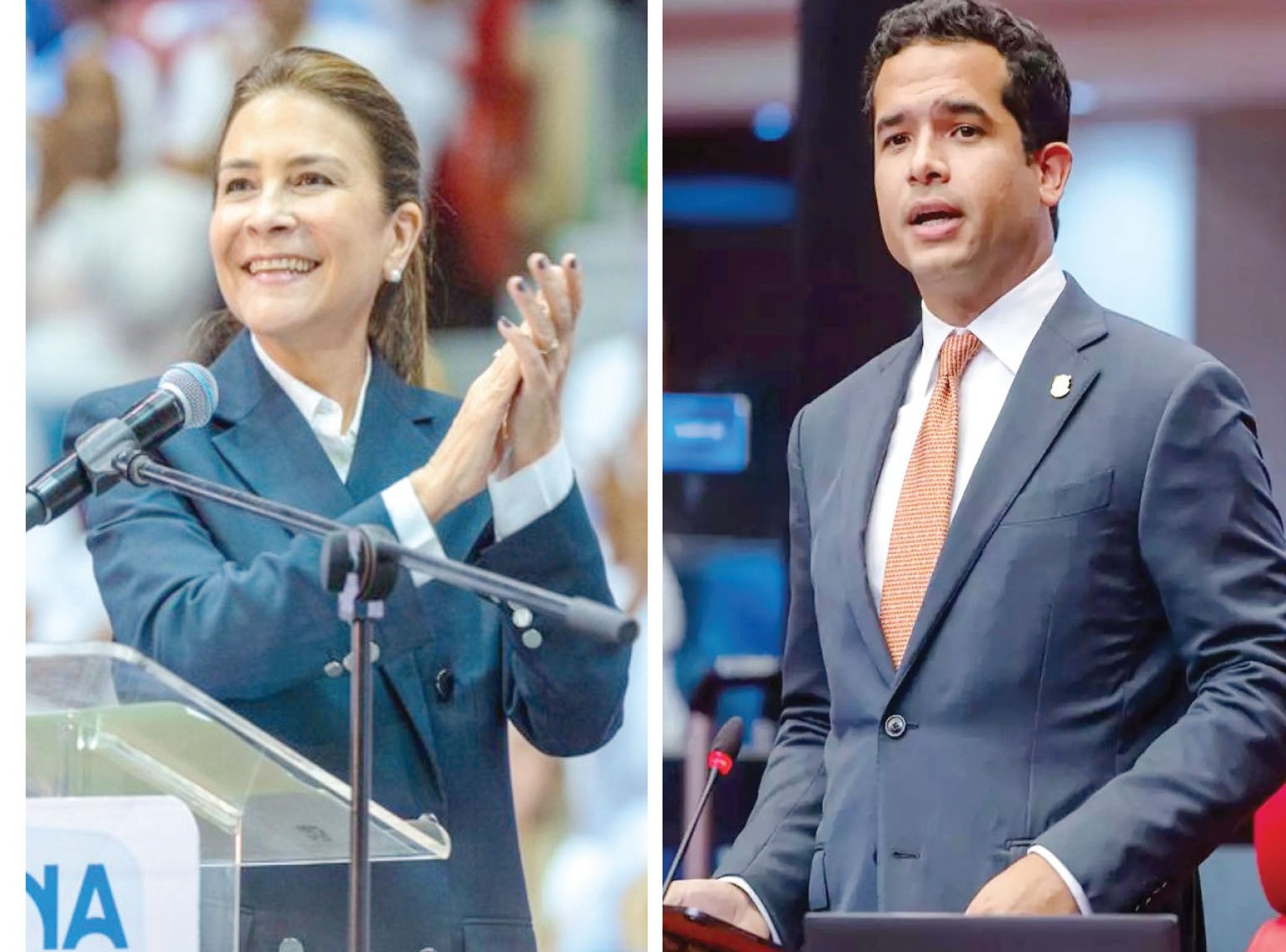 Carolina Mejía y Omar Fernández: Herederos políticos con aspiraciones presidenciales