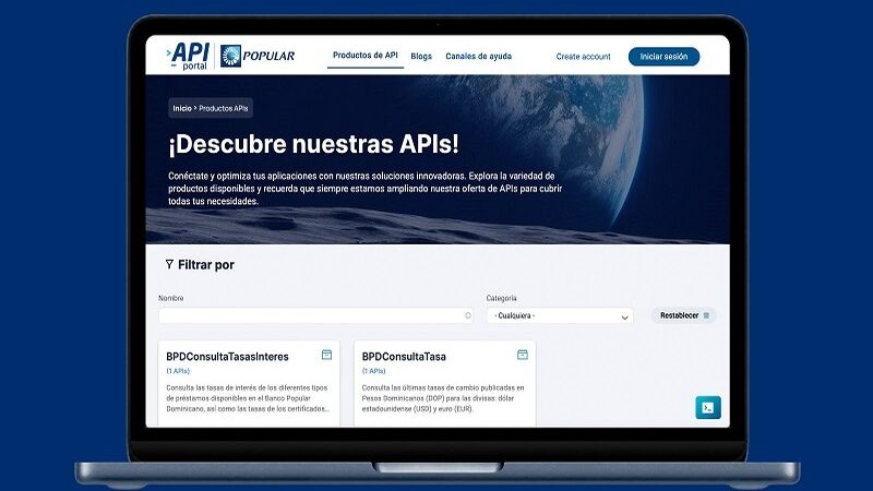 Banco Popular Dominicano: API Portal alcanza más de 91,000 consultas