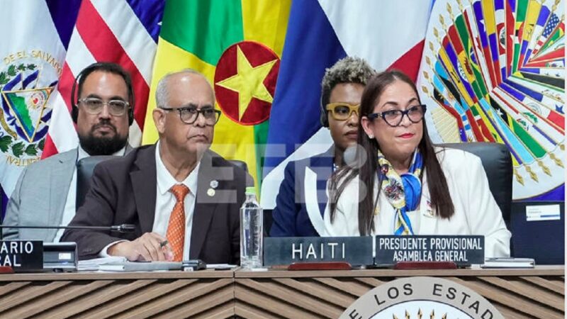 Haití Aboga por Inversión para su Estabilización en Asamblea de la OEA