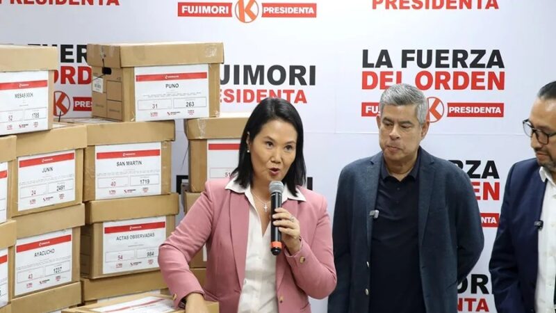 Keiko Fujimori Asegura Ventaja Decisiva en Elecciones Presidenciales de Perú