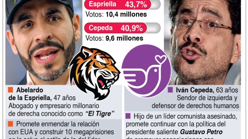 Tensión en Colombia por segunda vuelta presidencial