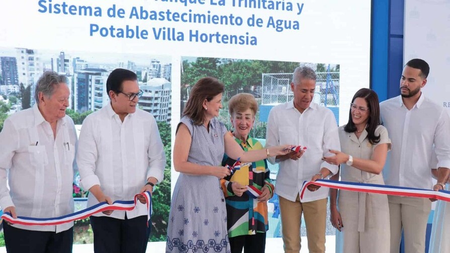 Vicepresidenta Raquel Peña Impulsa Importantes Obras de Agua en Santiago