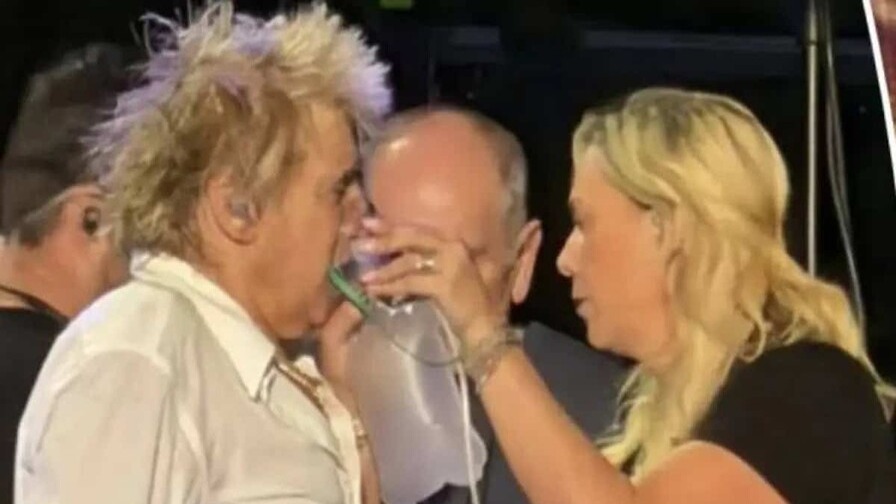 Rod Stewart Recibe Oxígeno en Concierto: Un Nuevo Desafío en su Gira de Despedida