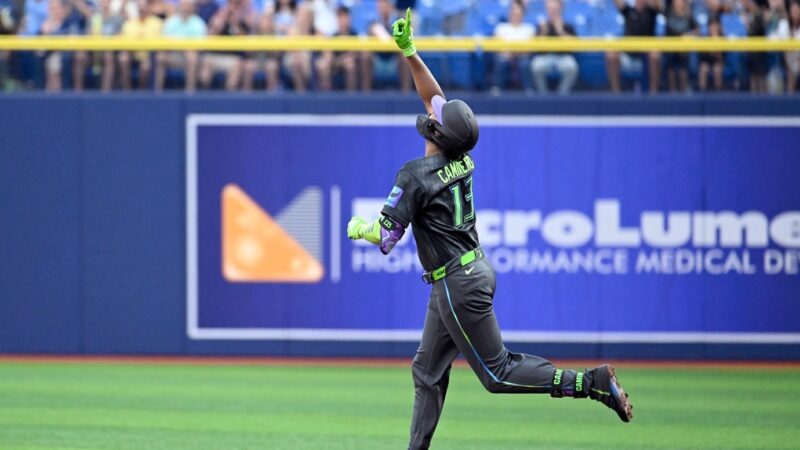 Junior Caminero: El Dominicano que Hace Historia con Jonrón de 463 Pies