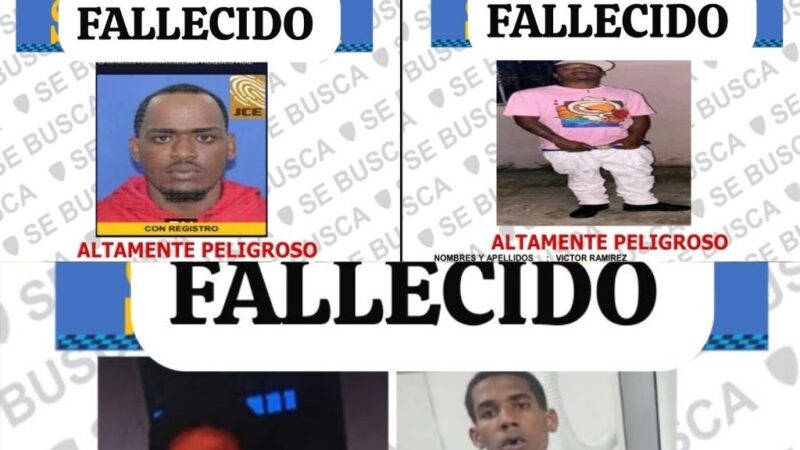 Policía Abate a Cuatro Sospechosos en Enfrentamiento en Santo Domingo Este