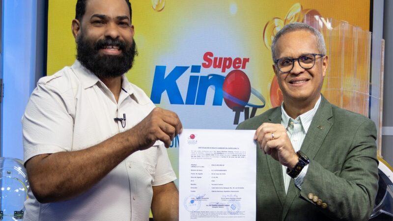 LEIDSA Certifica a Ganador de 25 Millones en Súper Kino Tv