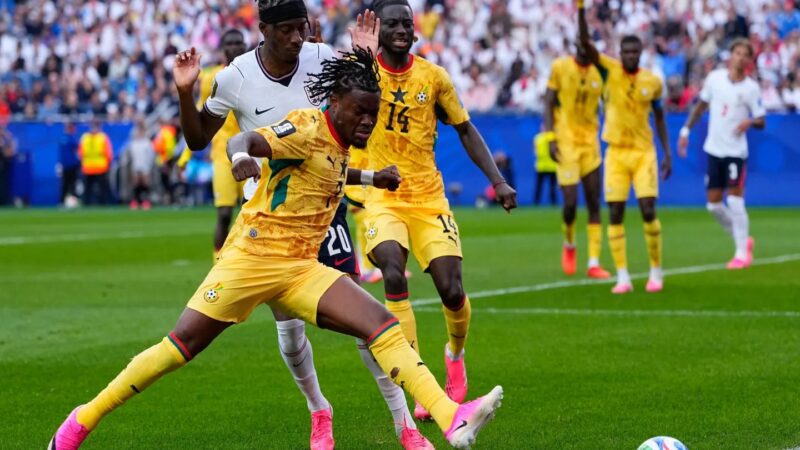 Inglaterra y Ghana Empatan sin Goles en Intenso Encuentro Mundialista