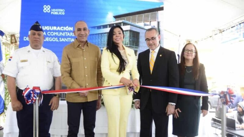 Procuradora General inaugura nueva fiscalía en Santiago para combatir la violencia