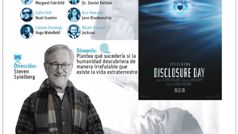 Steven Spielberg Revoluciona la Ciencia Ficción con ‘Disclosure Day’