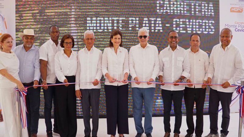 Raquel Peña Inaugura Importantes Carreteras en Monte Plata y San Pedro