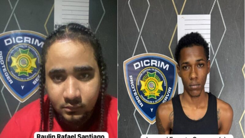 Capturan a Dos Sospechosos de Asalto en Pedro Brand