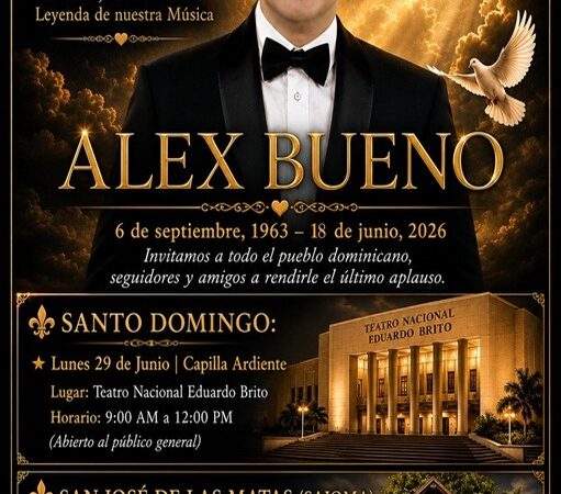 Último Adiós a Alex Bueno en el Teatro Nacional