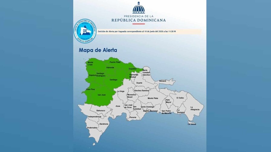 Nueve Provincias en Alerta Verde por Posibles Inundaciones en República Dominicana