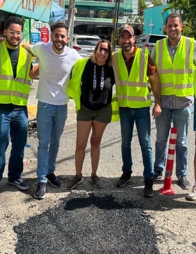 Opción Democrática Toma la Iniciativa en la Reparación de Calles del Distrito Nacional