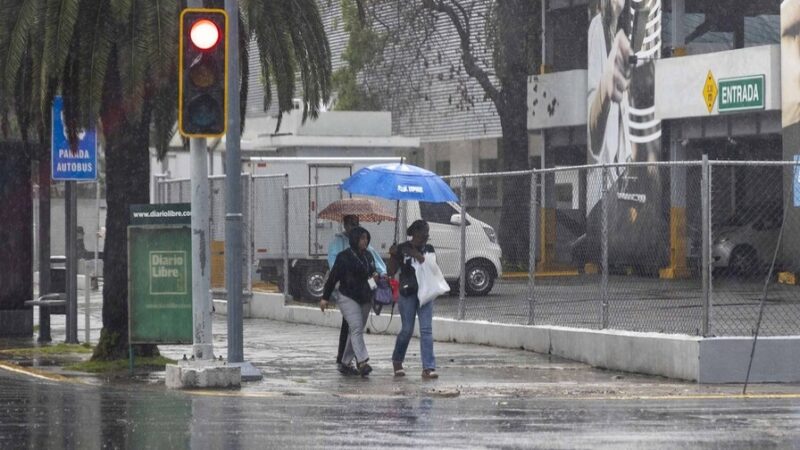 Clima en RD dominado por lluvias este sábado