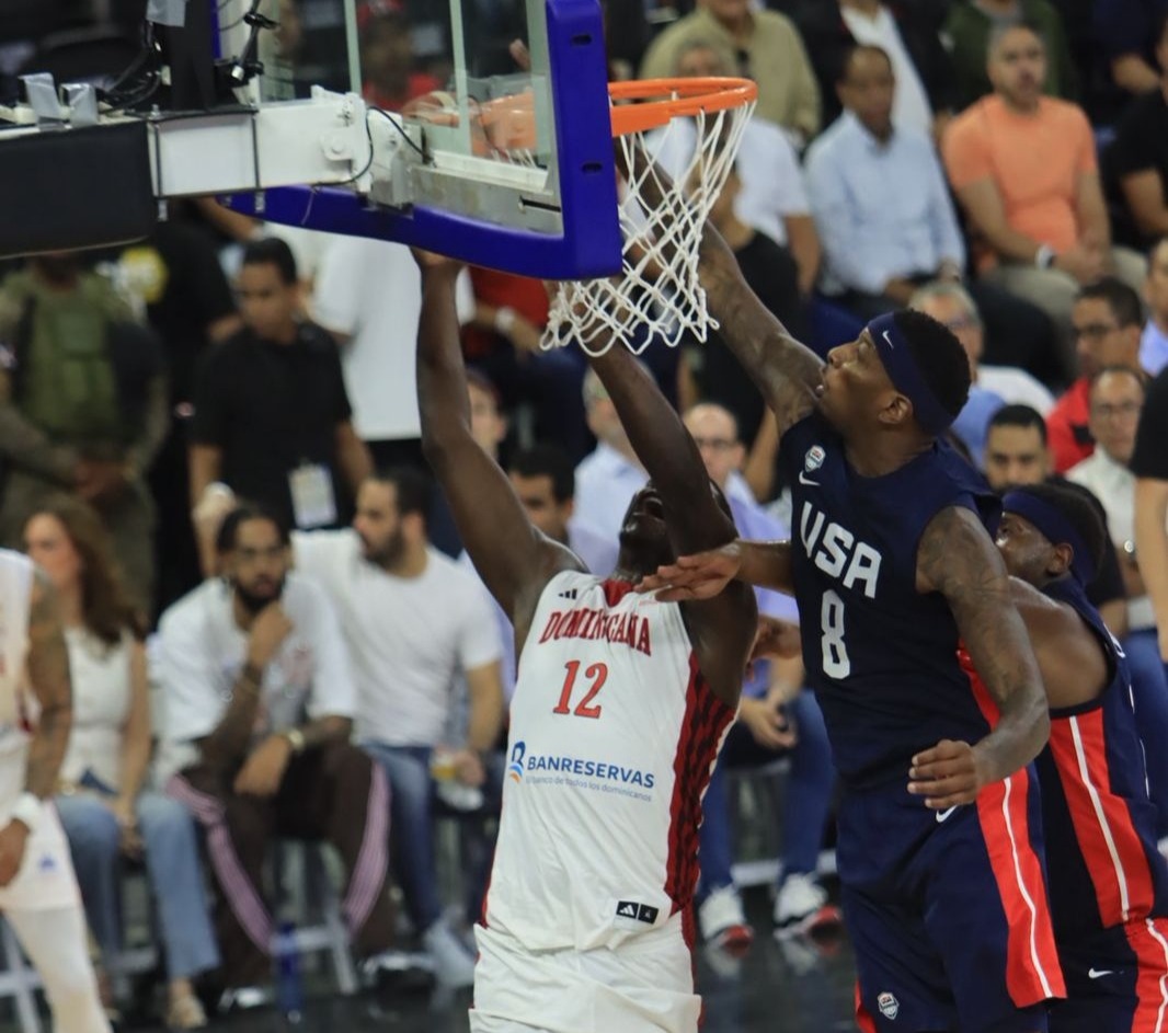 Dominicana cae ante EE.UU. en emocionante clasificatorio de baloncesto