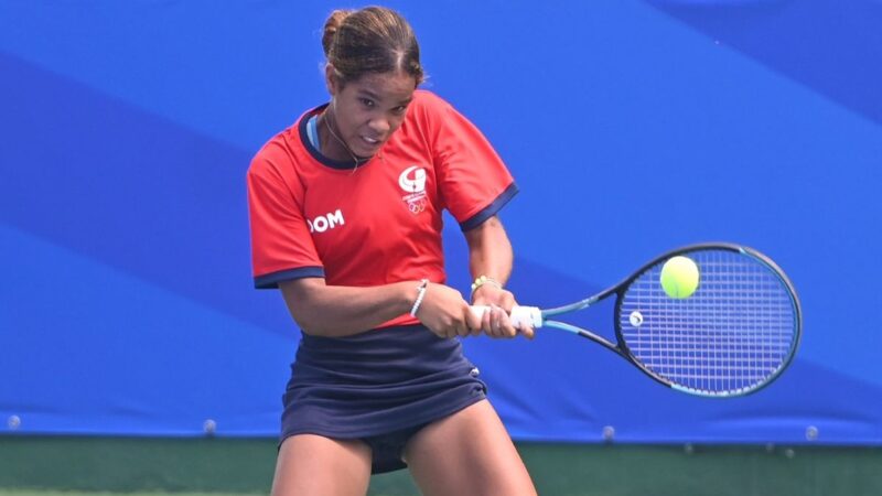 Julianny de la Cruz Brilla en su Debut en los Juegos Centroamericanos