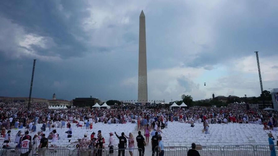Evacuación en Washington por Tormenta Interrumpe Celebración del 4 de Julio