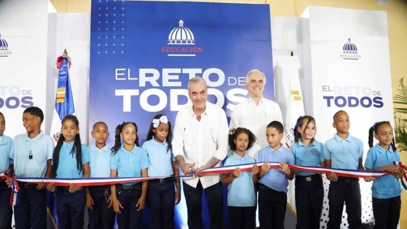 Gobierno Dominicano Inaugura Seis Nuevos Centros Educativos
