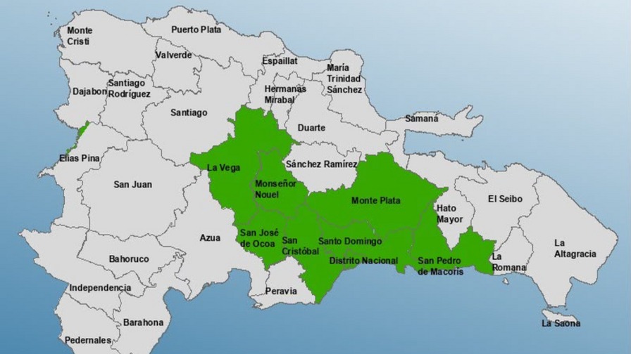 Alerta Verde en Gran Santo Domingo y Siete Provincias por Vaguada