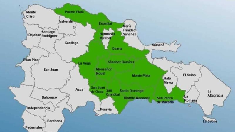 República Dominicana en Alerta Verde por Intensas Lluvias