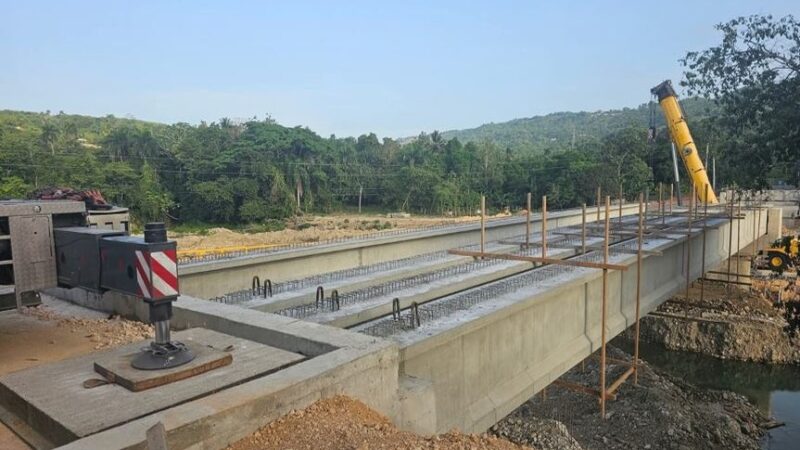 Avanza Rápidamente la Construcción del Nuevo Puente sobre el Río Camú en Puerto Plata