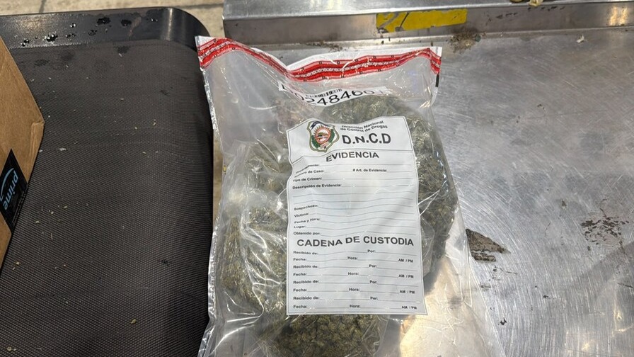 Desmantelan Envío de Marihuana en el Aeropuerto Las Américas