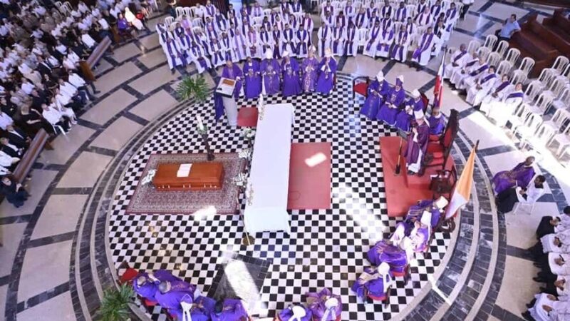 Despedida con Honores a Monseñor Antonio Camilo en La Vega