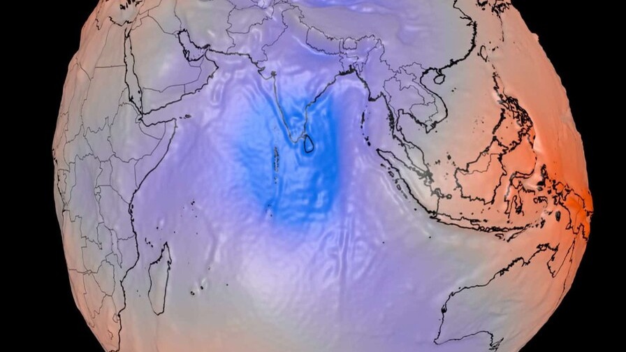 NASA Revela Impactante Visualización del Geoide Terrestre