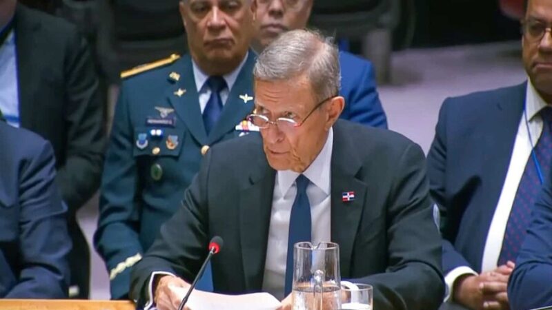 Canciller Dominicano Aboga por Renovación de Misión en Haití ante la ONU