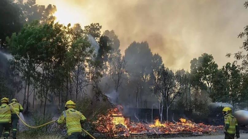 Francia Despliega 200 Bomberos para Controlar Incendio en el Sur