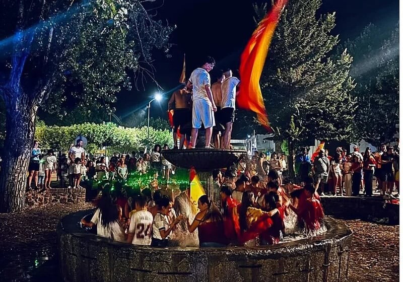 Tragedia en España: Derrumbe de Fuente Deja un Fallecido Durante Celebraciones del Mundial