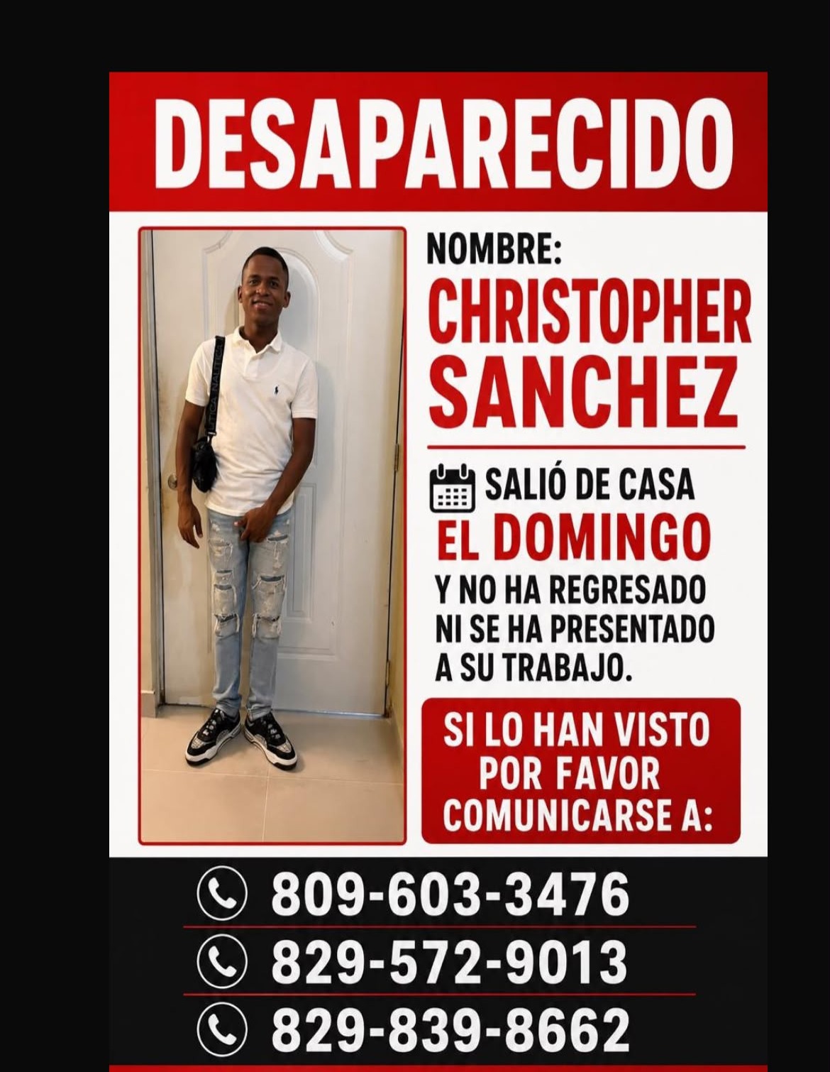 Desaparición de Joven en Santo Domingo: Familiares Claman por Ayuda