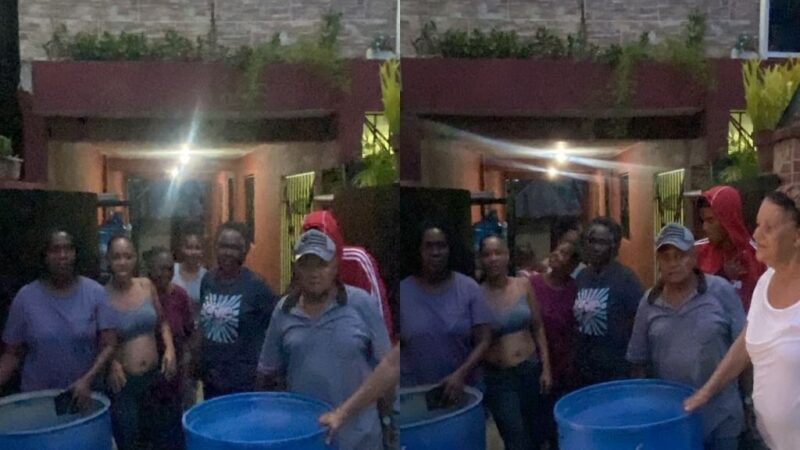 Protesta en San Cristóbal: Barrio Puerto Rico clama por agua potable