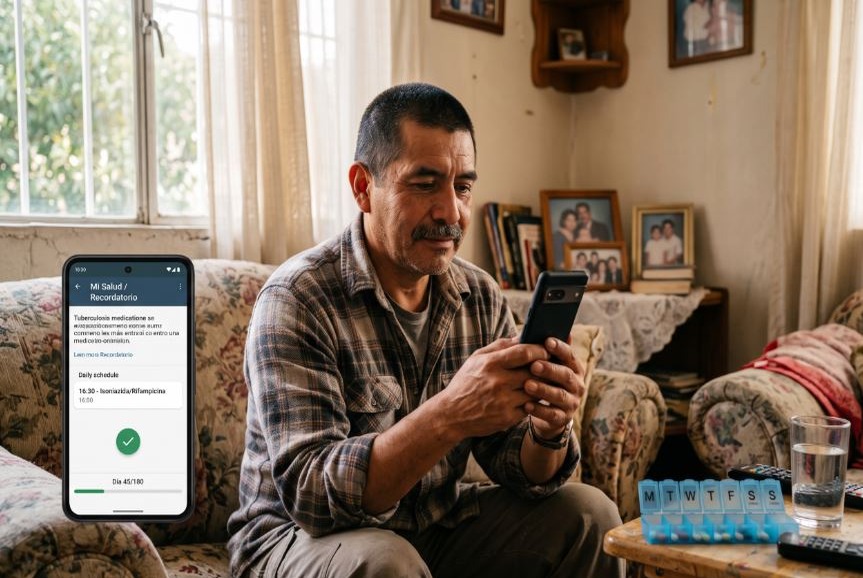 Pacientes con Tuberculosis Optan por Monitoreo Digital de su Salud