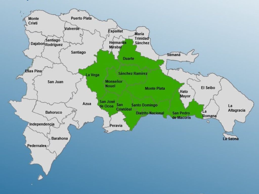 COE Declara Alerta Verde en Diez Provincias por Vaguada y Onda Tropical