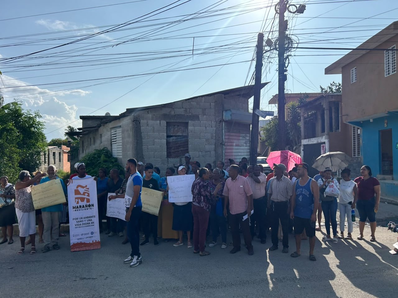 Comunidad de Sabana Perdida Norte Demanda Acción Inmediata en Saneamiento de Cañada Marañón