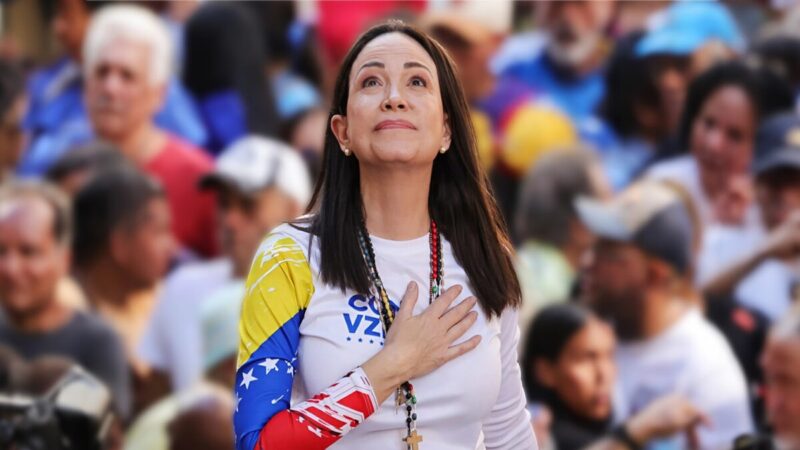 Venezolanos claman por elecciones y el retorno de María Corina Machado