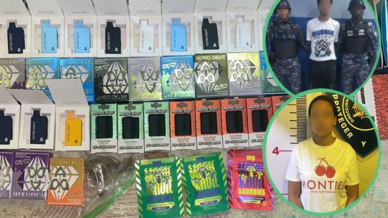 Detenidos en La Vega por Robo y Presuntos Delitos de Drogas