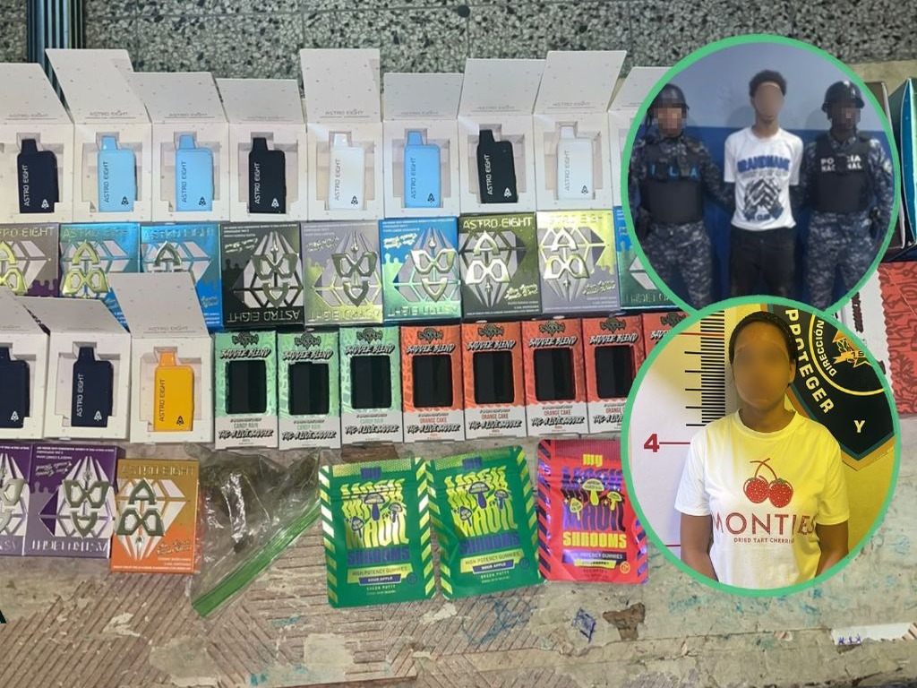 Detenidos en La Vega por Robo y Presuntos Delitos de Drogas