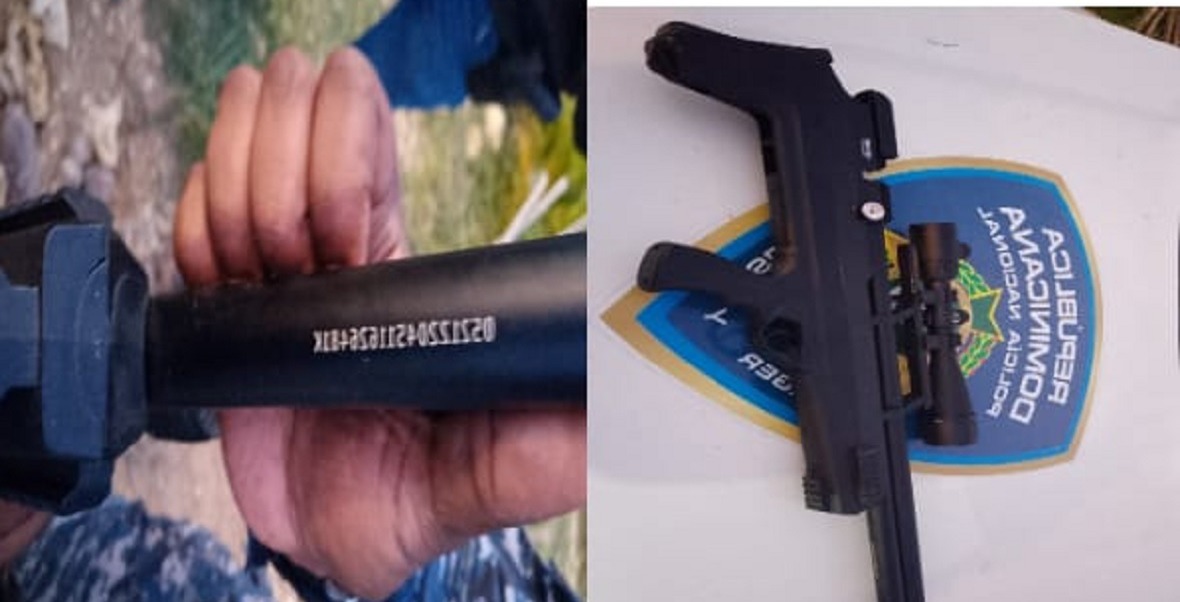 Detención en Guerra: Mujer Amenaza con Rifle de Aire a Pareja Haitiana