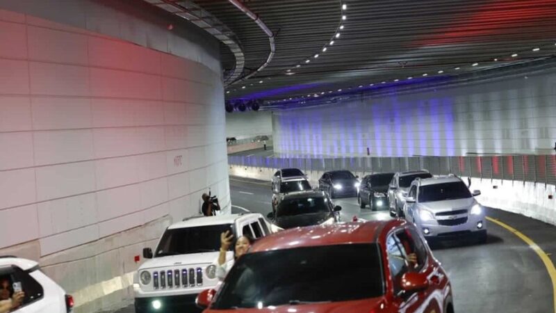Abinader Inaugura Innovador Túnel en la Plaza de la Bandera
