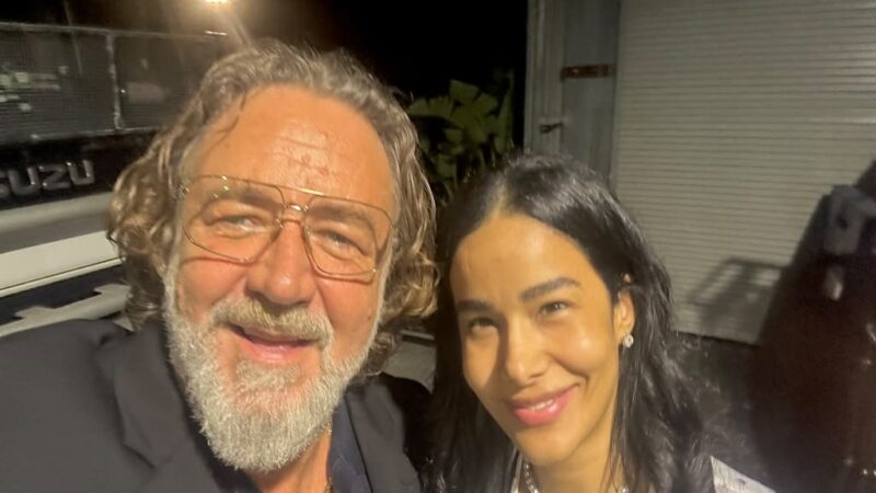 Massiel Taveras Brilla en Hollywood Junto a Russell Crowe