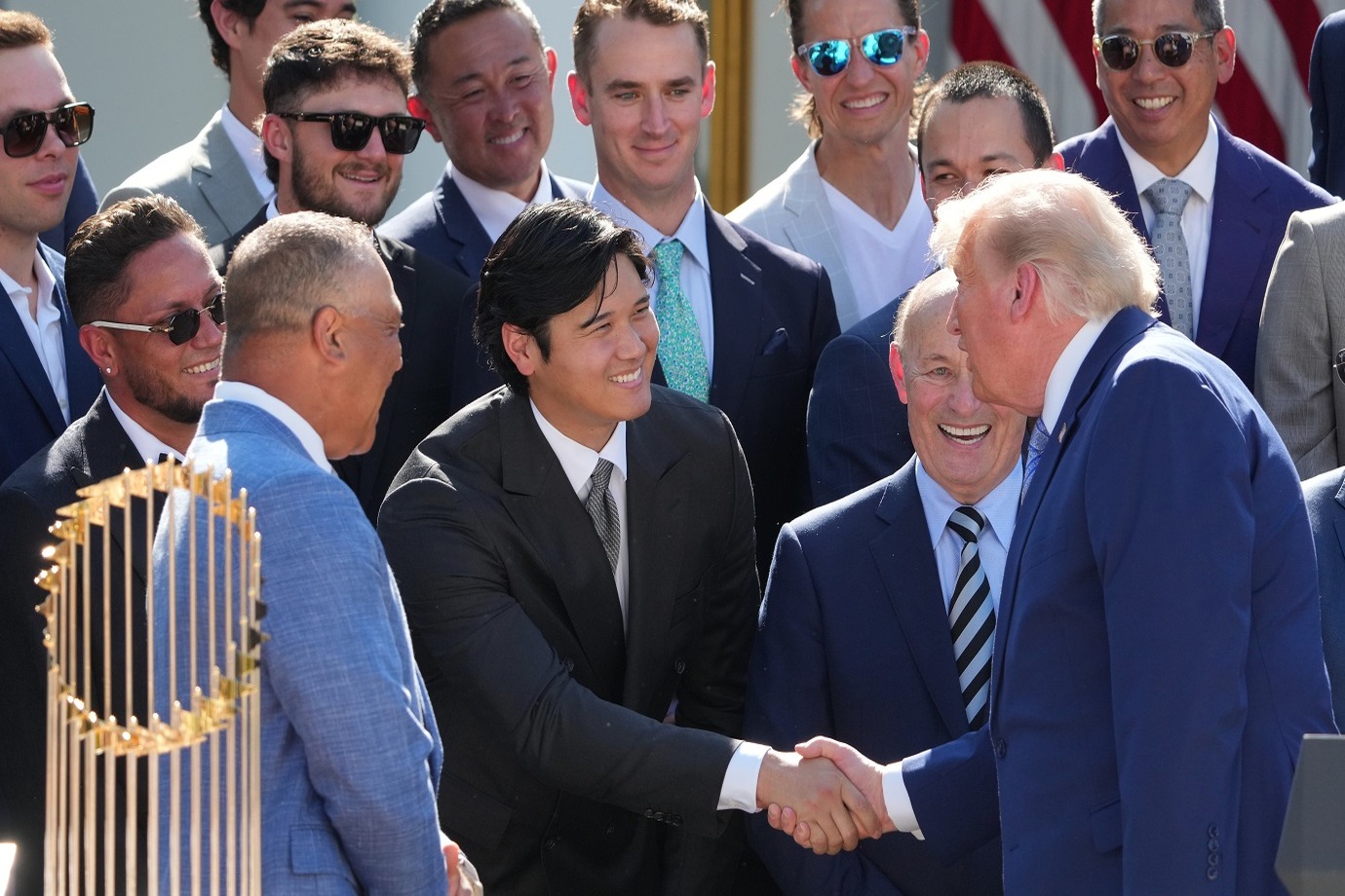 Donald Trump Celebra a los Dodgers en la Casa Blanca por su Triunfo en la Serie Mundial