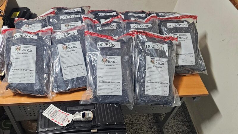 Incautan 25 Paquetes de Marihuana en el Aeropuerto de Las Américas