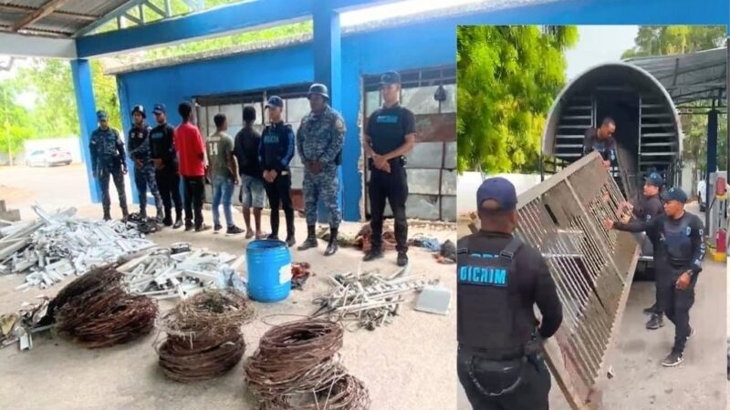 Policía Desmantela Red de Acopio de Metales Robados en Barahona