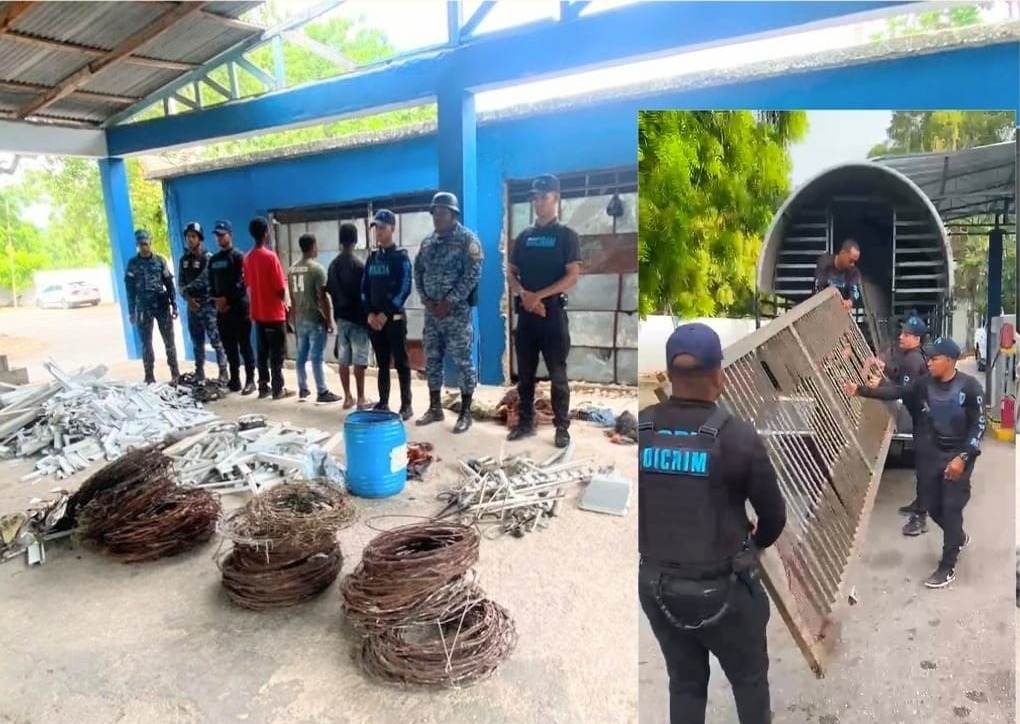 Policía Desmantela Red de Acopio de Metales Robados en Barahona